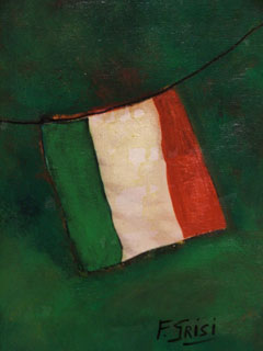 Bandiera - quadro di Francesco Grisi