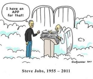 Vignetta omaggio Steve Jobs